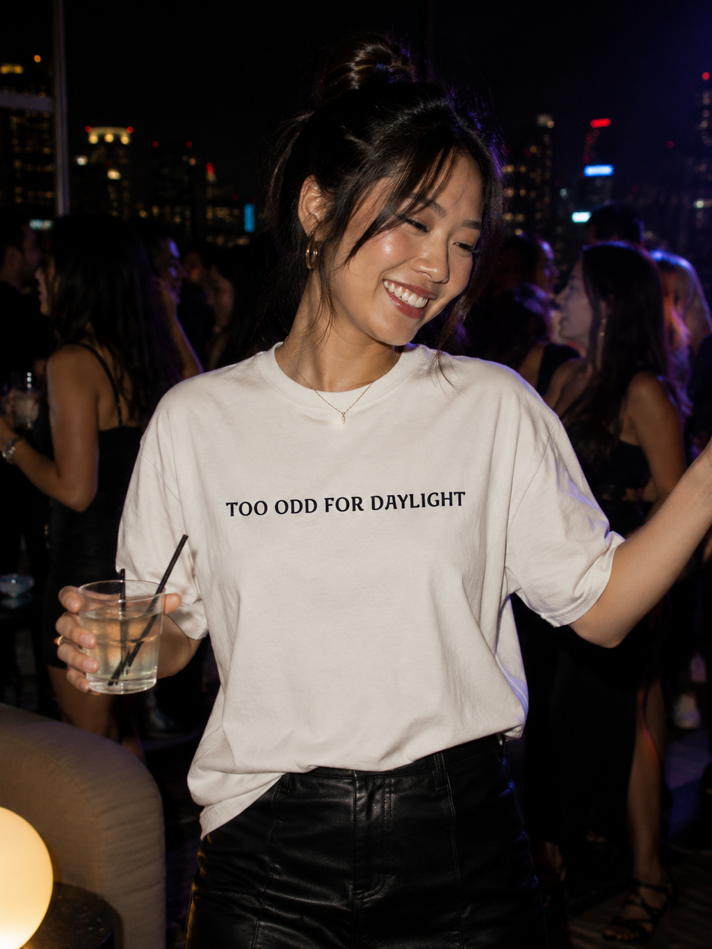 Too Odd for Daylight T-Shirt - Stardust Frog Hollow Quote Tee