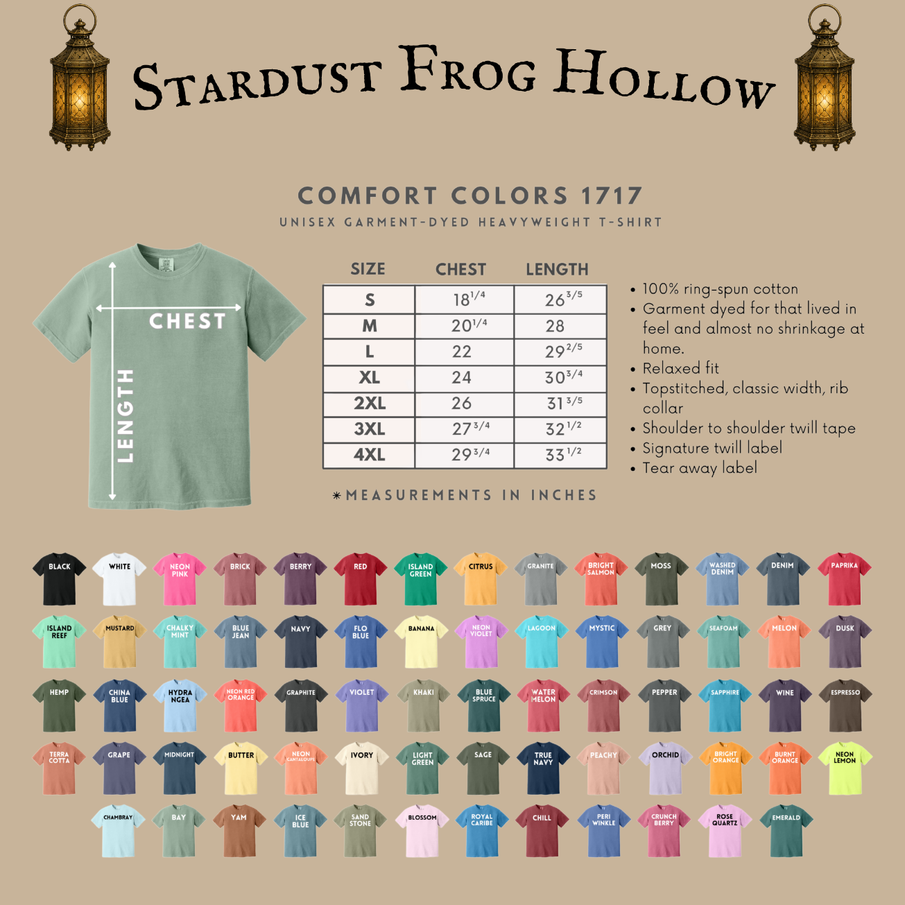 Too Odd for Daylight T-Shirt - Stardust Frog Hollow Quote Tee
