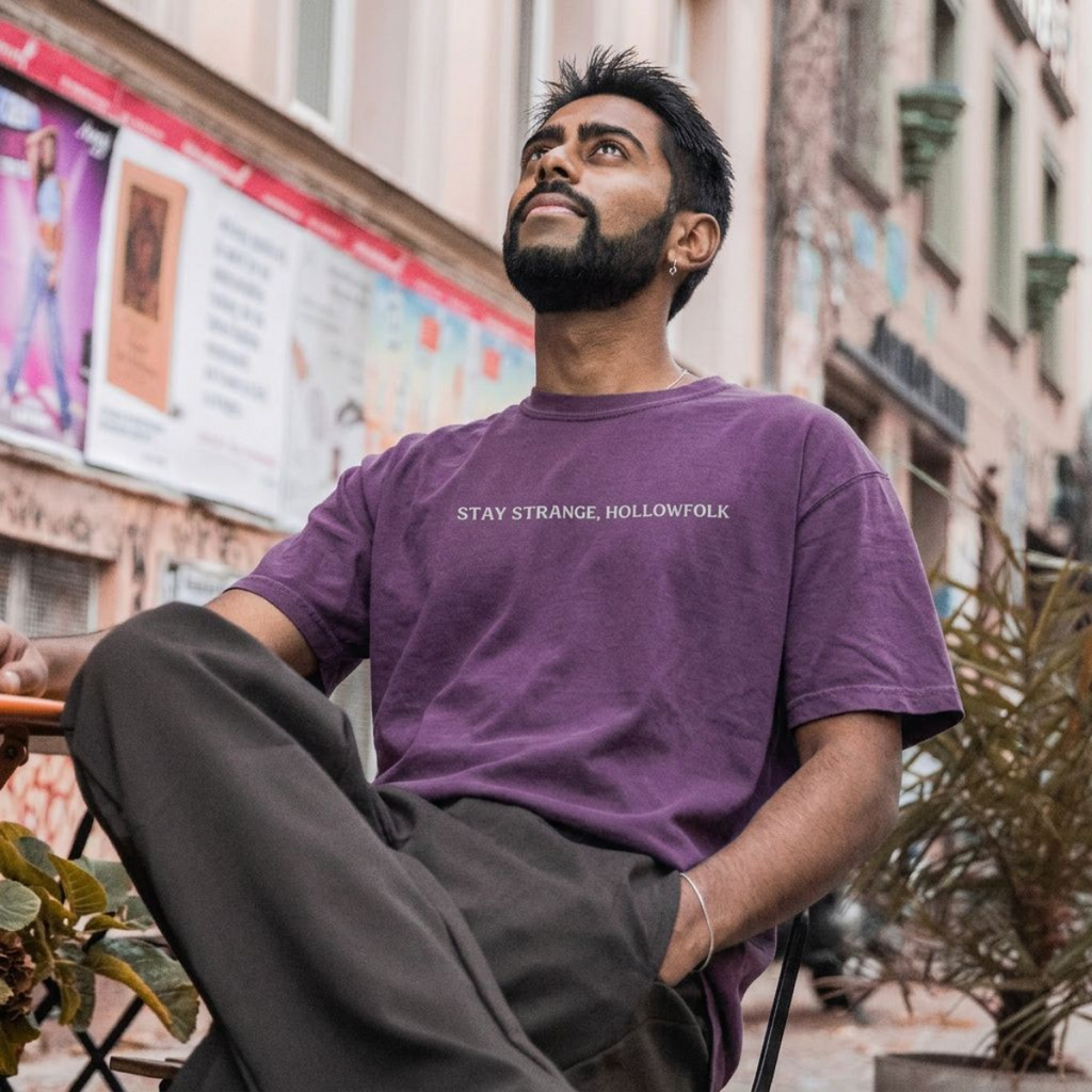 Stay Strange Hollowfolk T-Shirt | Stardust Frog Hollow Quote Tee