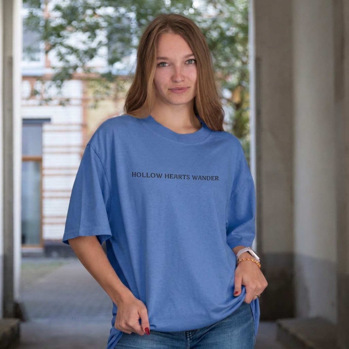 Hollow Hearts Wander T-Shirt | Cottagecore Quote Tee | Stardust Frog Hollow