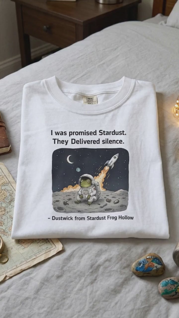 Dustwick - I Was Promised Stardust T-Shirt - Stardust Frog Hollow